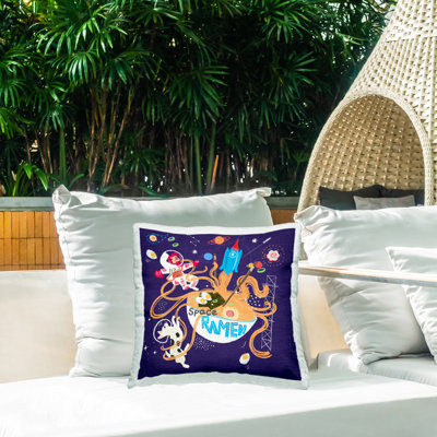Abstract Outdoor Throw Pillow