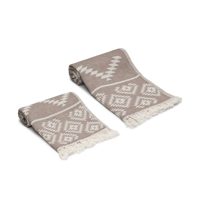 Essuie-mains et serviettes Aztec, Brown