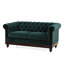 Canapé en velours 59,44 po Chesterfield