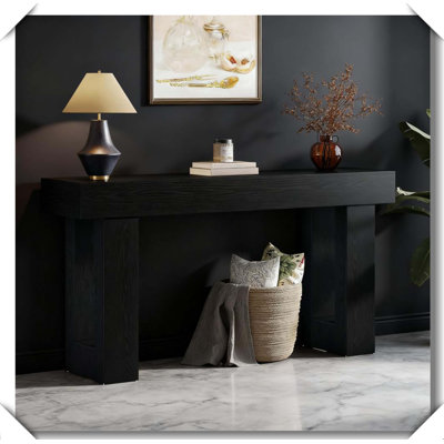 Console en bois rustique et polyvalente