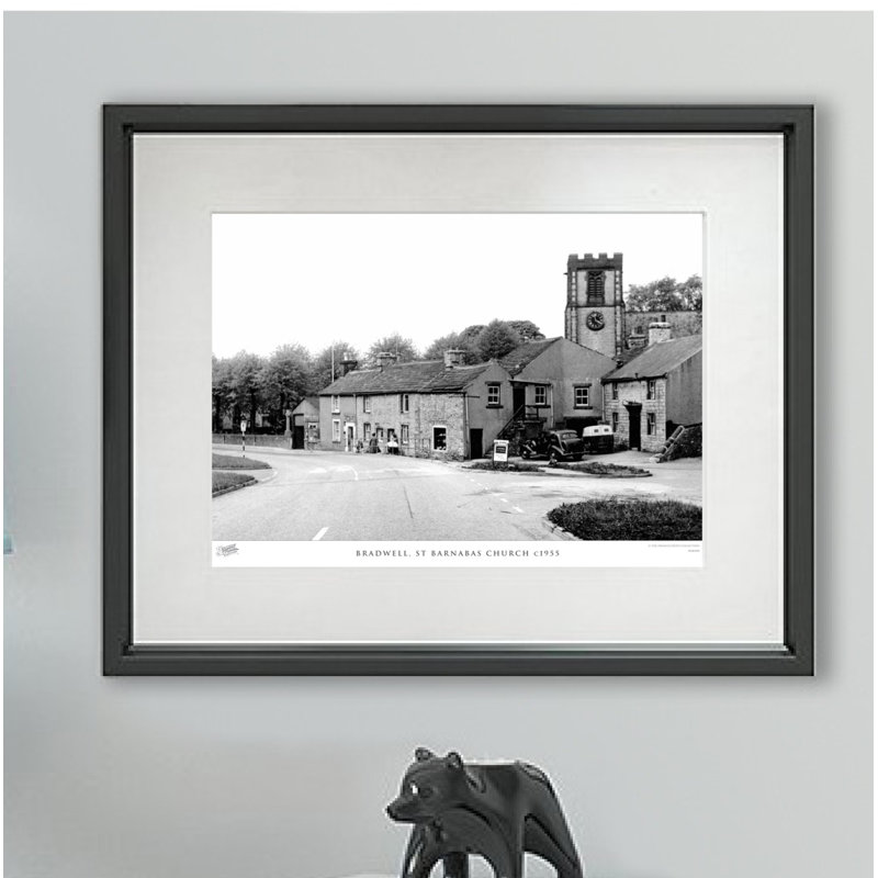 Bradwell, St Barnabas Church C1955 1 Piece Single Picture Frame Wall Art, 28cm H x 36cm W x 2.3cm D