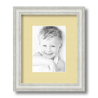 Wood Matte Picture Frame with Mat