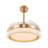 42" Retractable LED Ceiling Fan with Light and Remote