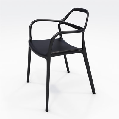 Dali Premium All-Weather Wicker Outdoor Dining Armchair
