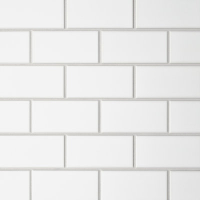 Le Cafe 2" x 4" Mesh Mount Matte Porcelain Mosaic Tile
