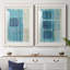 «Blue Blue Horizon I», reproduction encadrée de qualité supérieure - prête à être accrochée-391368669-391368668