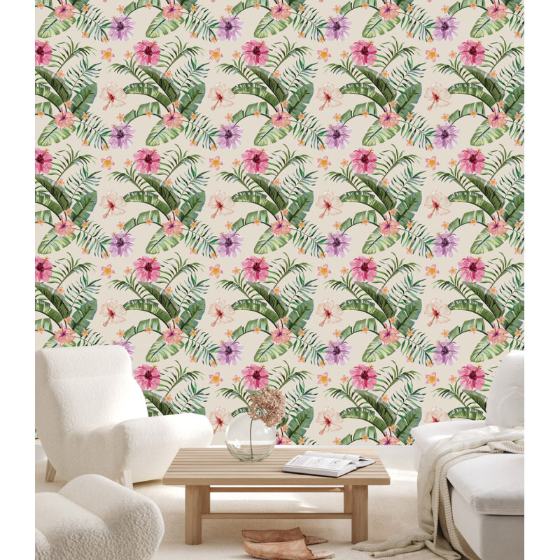 Panneau de papier peint Ishya, L 2,08 pi x L 10,42 pi