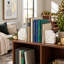 Ensemble de serre-livres moderne avec incrustation de marbre et de laiton pour la décoration intérieure-53424628