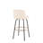 Lakyia Swivel Upholstered Counter Stool with Metal Frame
