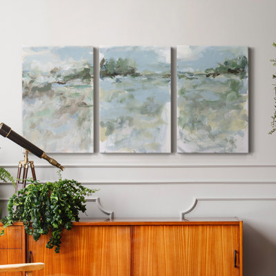 " Far Away Hills II " 3 - Pieces Painting Print