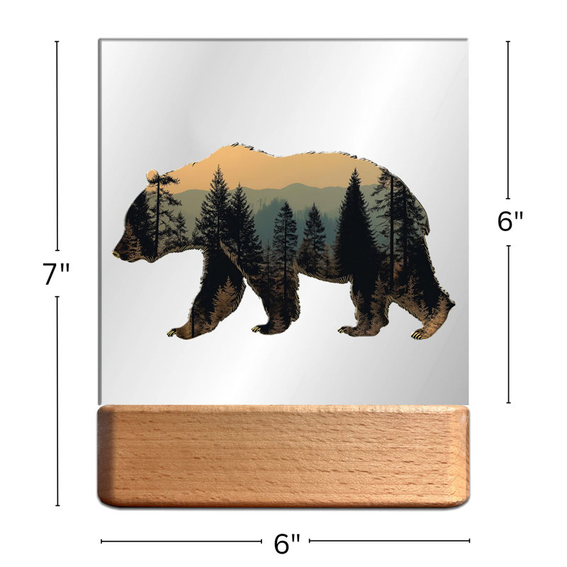 Bear Scene LED Nightlight