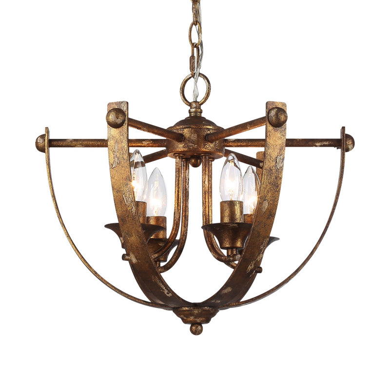 Luminaire suspendu 4 lumières mâle