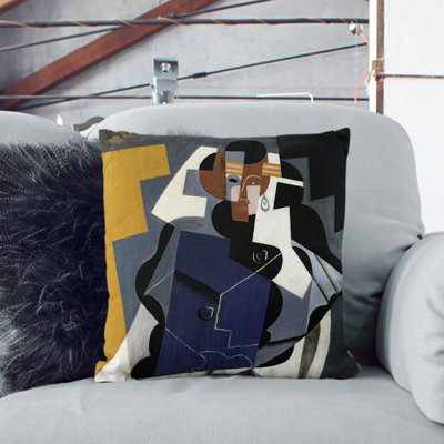 Man And Woman Square Throw Cushion