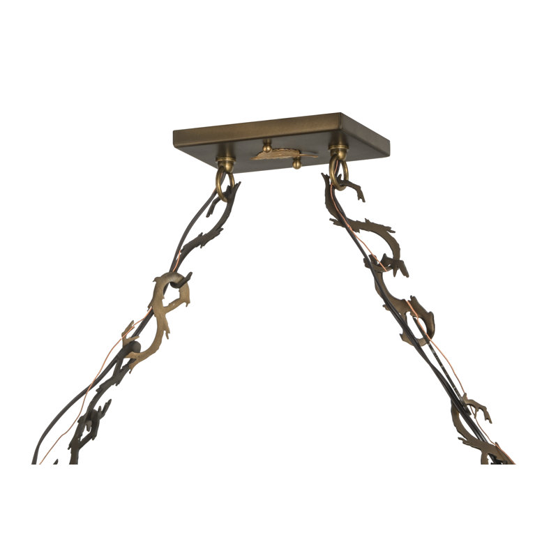 Luminaire suspendu géométrique 12 lumières pour table de billard Berryville