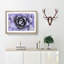 Lilac Succulent Plant - Picture Frame Graphic Art Print-56859843-56859844