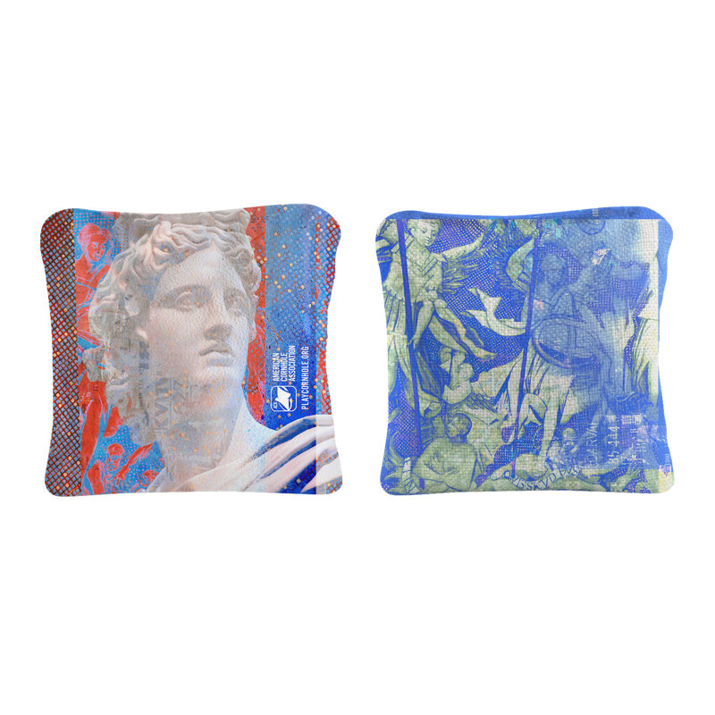 Sacs de cornhole Roman Grunge Synergy Pro, Bleu
