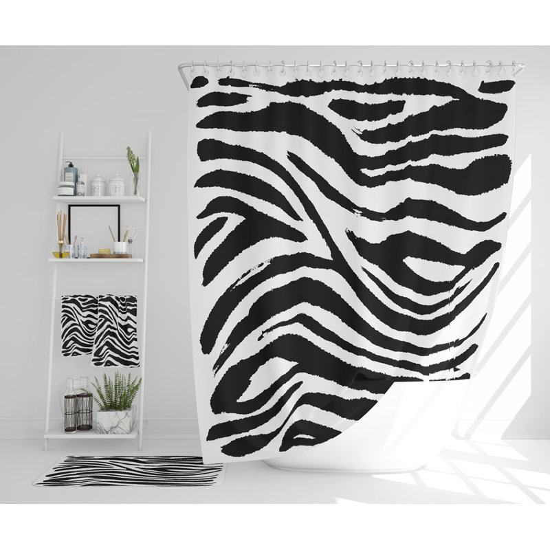 Nesper Polyester Shower Curtain Set