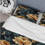 Vintage Yellow Damask Nostalgia - Ensemble de housse de couette damassé-1824055152