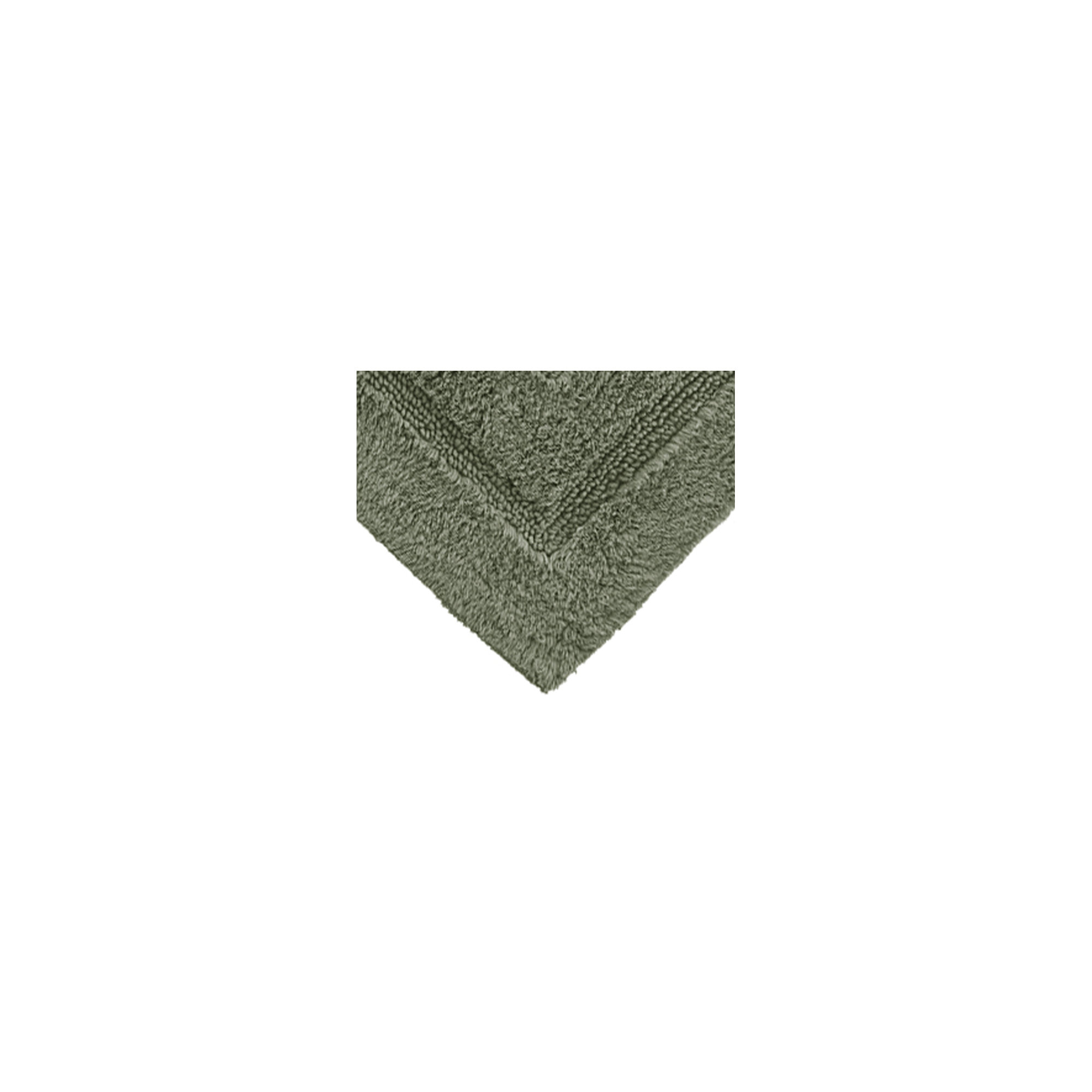 Apolonia Cotton Non-Slip Bath Rug, Moss, 24" H x 40" W