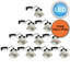 Wescliff 9.4cm Recessed Lighting Kit-910507544