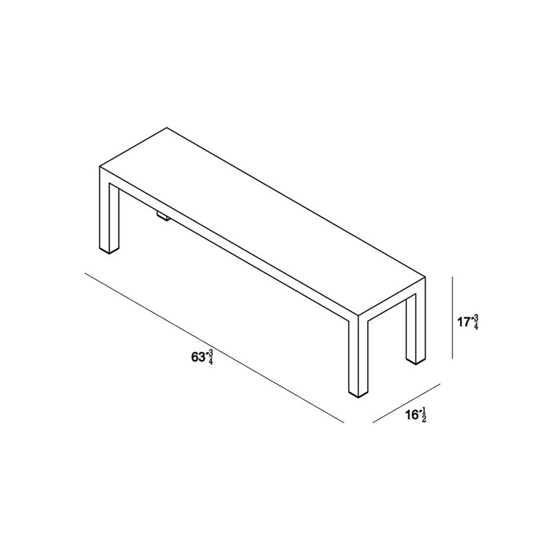 Outdoor Dining Bench