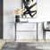 Anilyn 51'' Glass Top Console Table