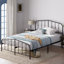 Waco Metal Bed Frame with Vintage Headboard-2000436429-2000436431