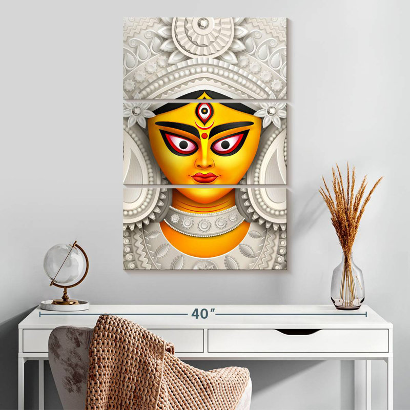 Adella Hindu Goddess Durga, 32" H x 20" W
