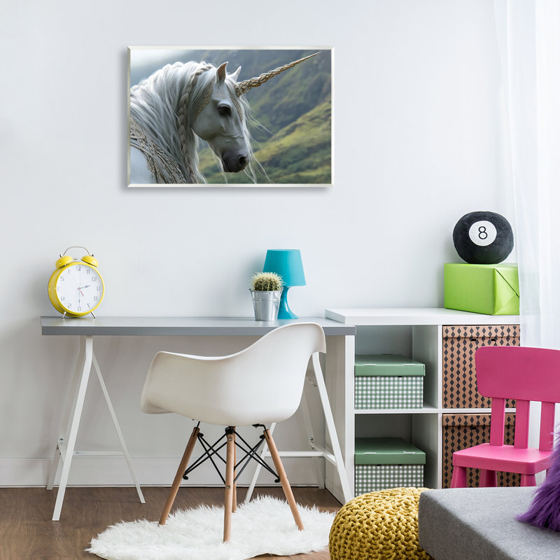 Plaque murale Celtic Unicorn, H 13 po x l 19 po