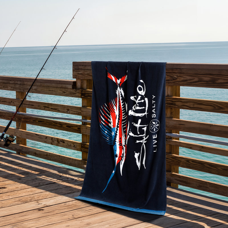 AMERICAN BONES BEACH TOWEL