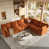 Velours orange est en rupture de stock