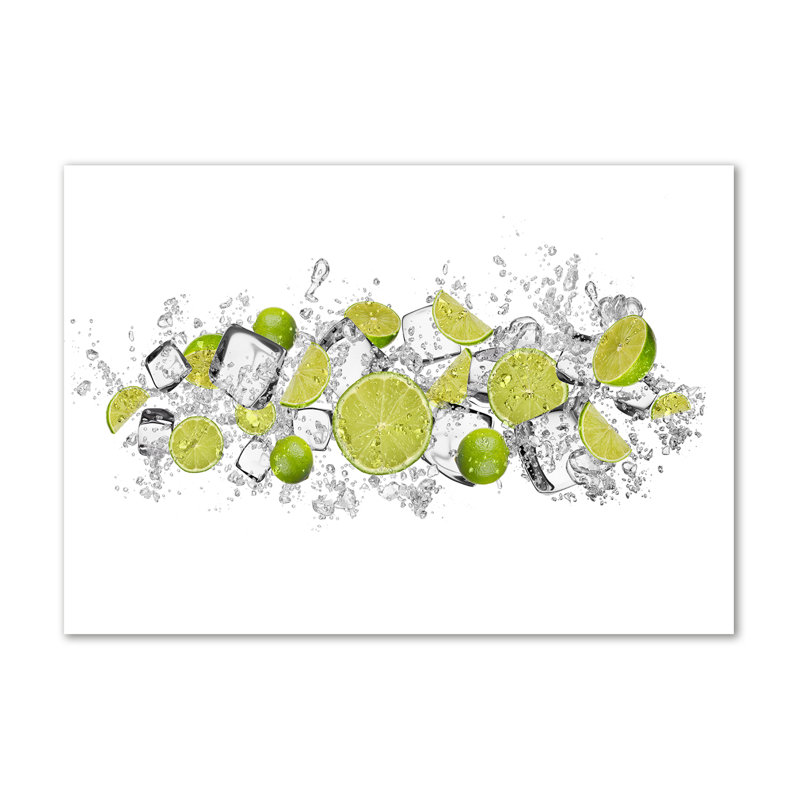 Limonka Ice Cubes - Wrapped Canvas Print