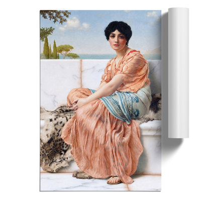 In The Days Of The Sappho by John William Godward - No Frame Print
