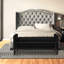 Banc de rangement en velours Mayfair-801231687