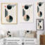 «Lovely Moon Rhythms», géométrie rétro minimaliste I - décoration murale transitionnelle-530350707-530350706
