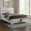 Lit Cevy, tiroirs de pied de lit avec accents scintillants-117559524