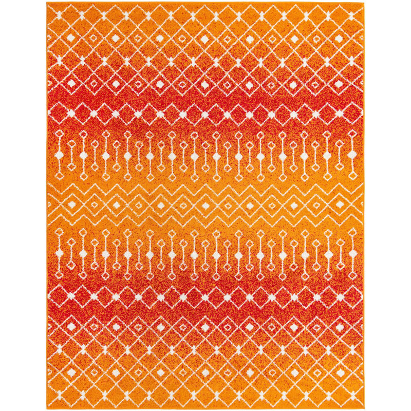 Abstract Indoor Rug, Rectangle 7'10" x 10'