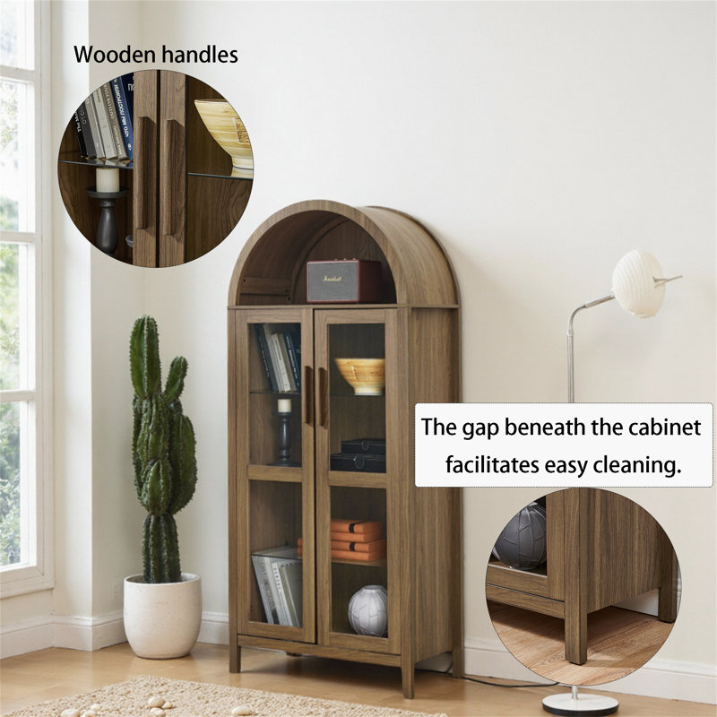 Armoire de rangement à plafond haut, Brun