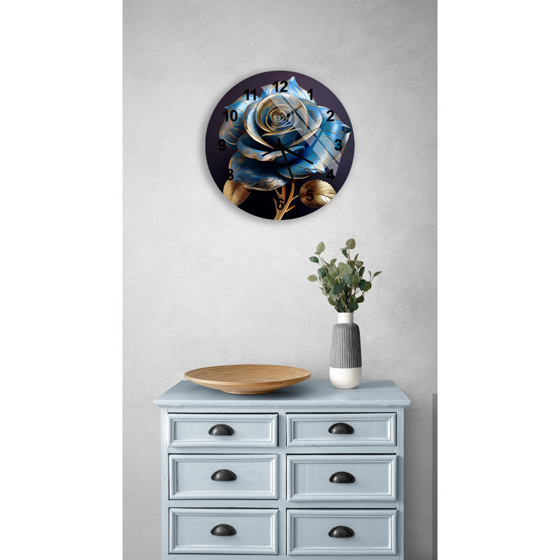 Horloge murale Glam, Noir