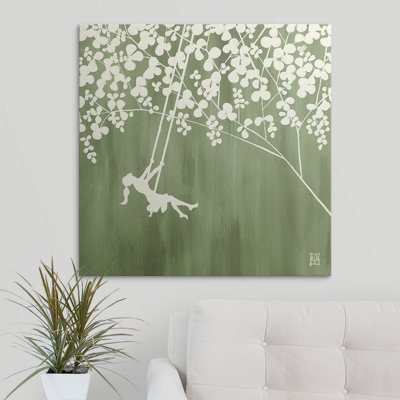 «Summer at the Cottage I», peinture sur toile