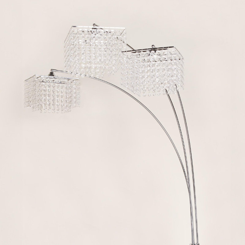 Lampe courbée de salon moderne de style moderne et luxueux