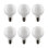 6 Watt (60 Watt Equivalent), G25 LED, Dimmable Light Bulb, Warm White (2700K) E26/Medium (Standard) Base