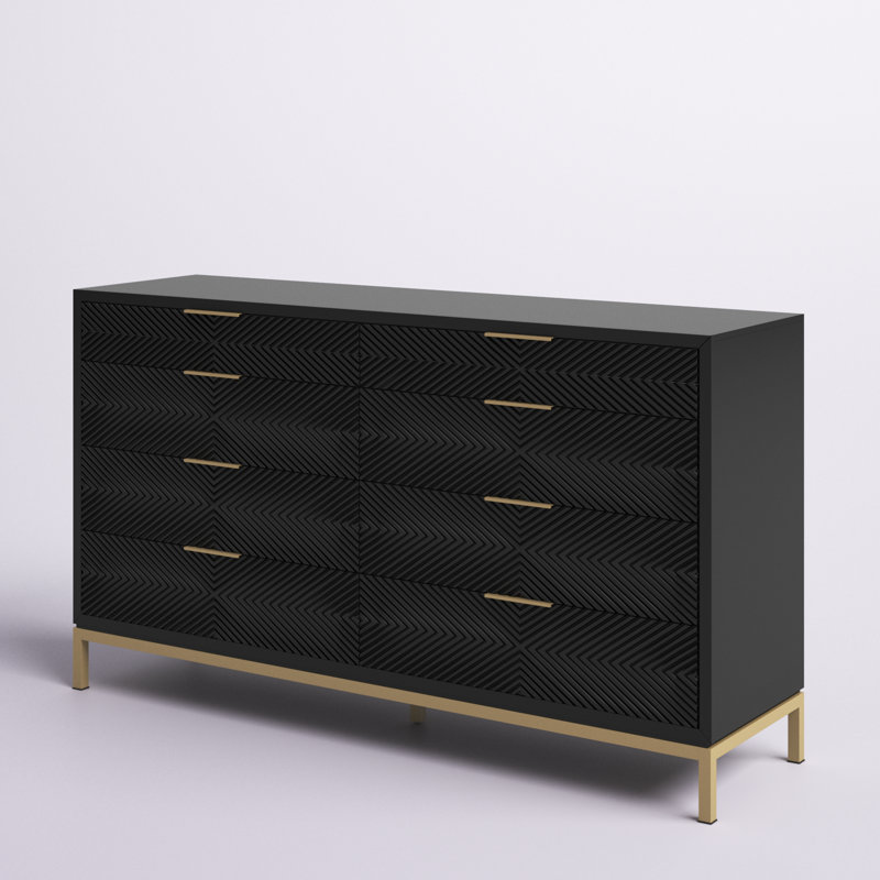 Commode double 8 tiroirs Leshia