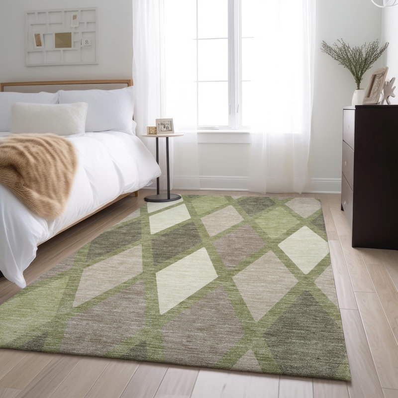 Tapis en aloès Prisco lavable à la machine de qualité supérieure, Rectangulaire 8 pi x 10 pi