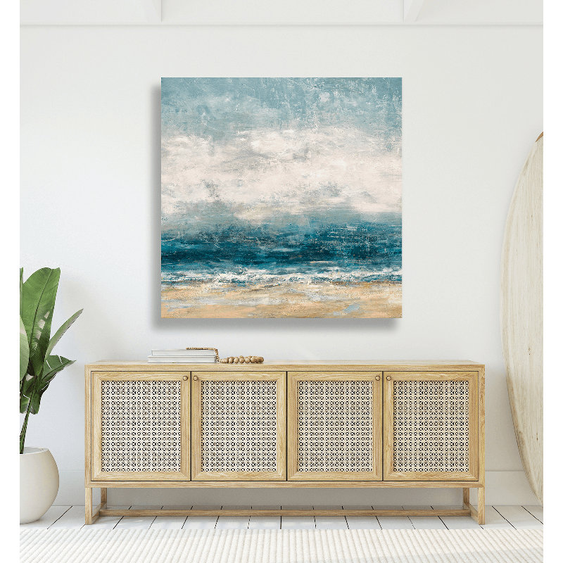 John Beard CollectionS Sand & Sun On Giclee Canvas Hand Embellished Art, Unframed, 24" H x 24" W x 2" D