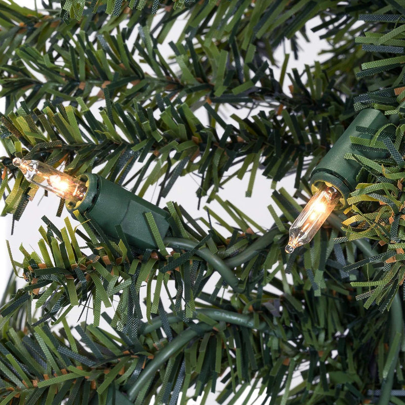 Arbre de Noël artificiel éclairé 48 pi Jadarious - support inclus