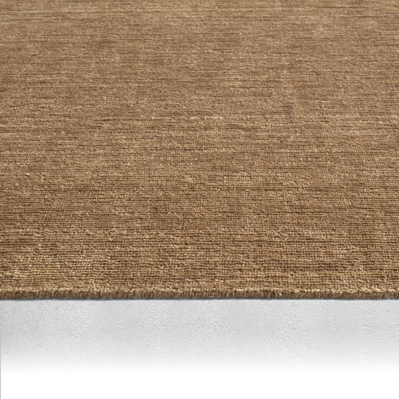 Nikolas Hand Woven Wool Area Rug, Ivory, Rectangle 108" x 144"