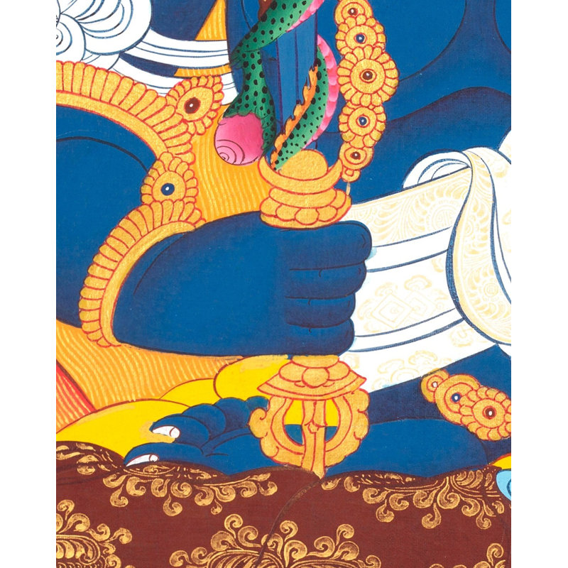 Acala ou Fudo Myo-O Thangka (Brocadeless Thangka)