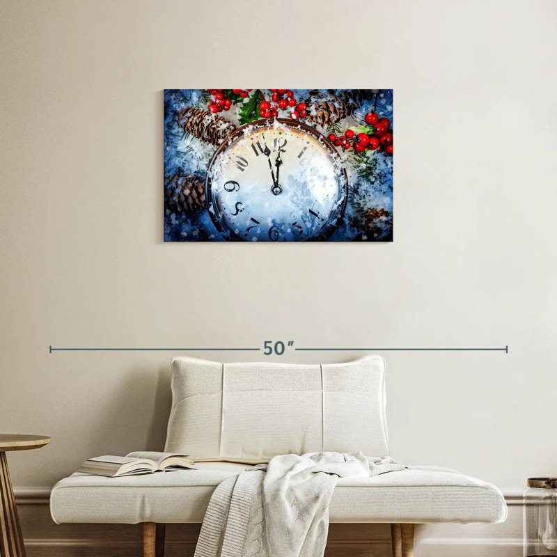 Minutes jusqu'à Noël, H 20 po x l 30 po