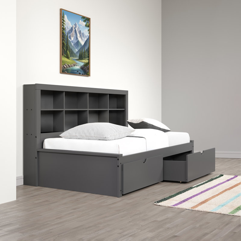 Ikramuddin Kids Twin Daybed with Drawers